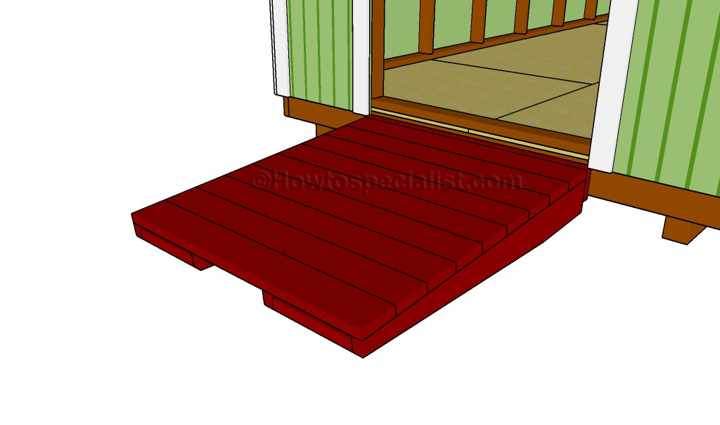 How to build a shed ramp | HowToSpecialist - How to Build, Step by 