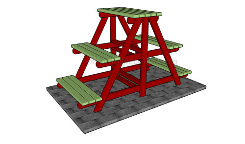 A-frame plant stand plans