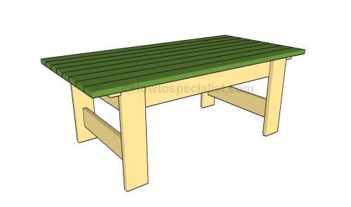How to build an outdoor table