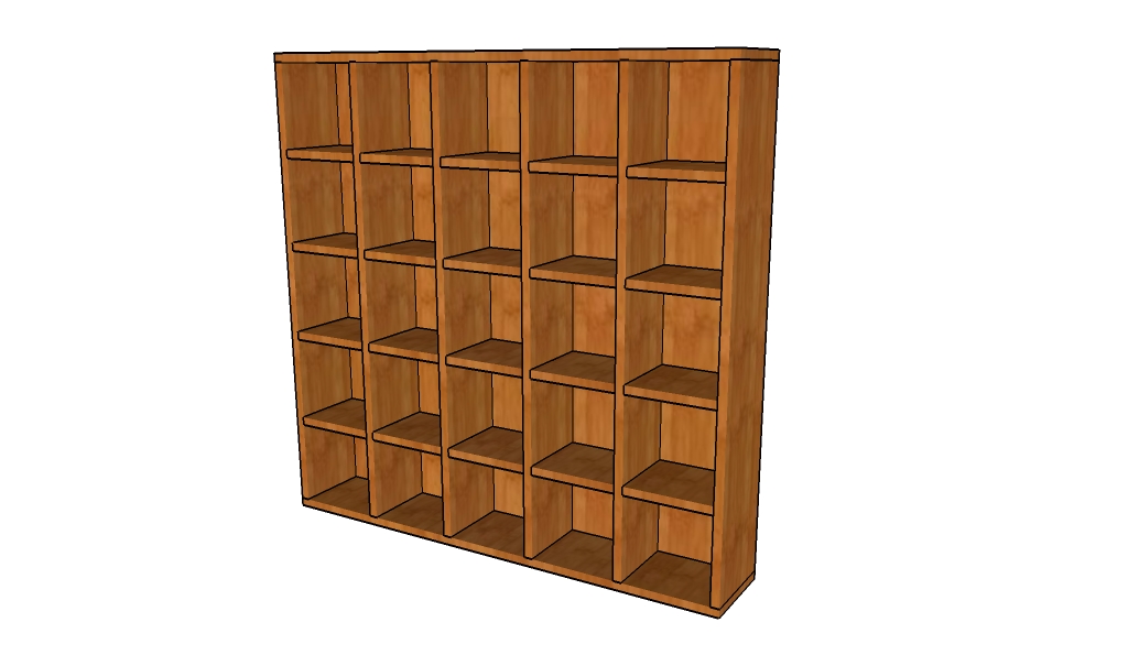 Wood Bookcase Plans | HowToSpecialist - How to Build, Step by Step DIY ...