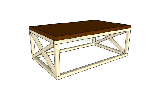 Rustic coffee table plans