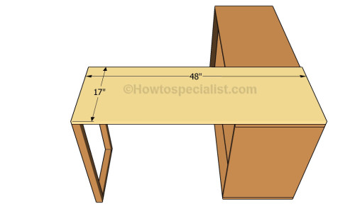 Building the l-shaped desk