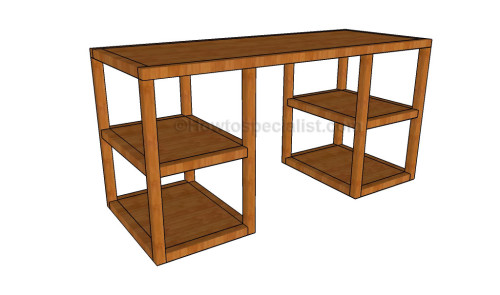 Desk woodworking plans