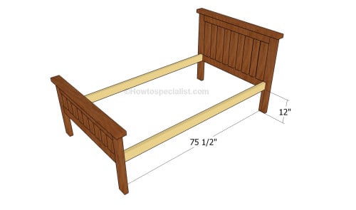 Assembling the frame of the bed