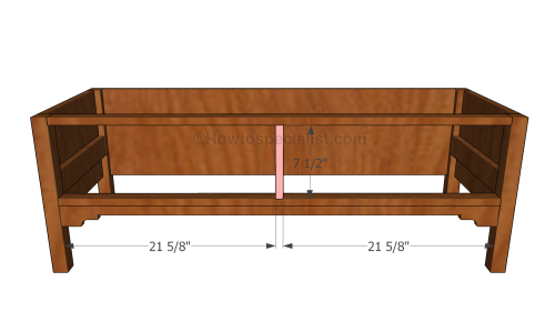 Fitting the drawer partition