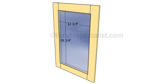 Fit the glass panels