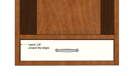 Fitting the drawer