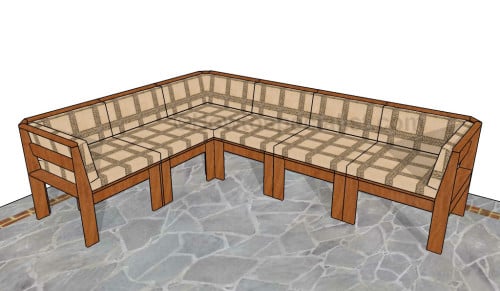 Outdoor sectional plans
