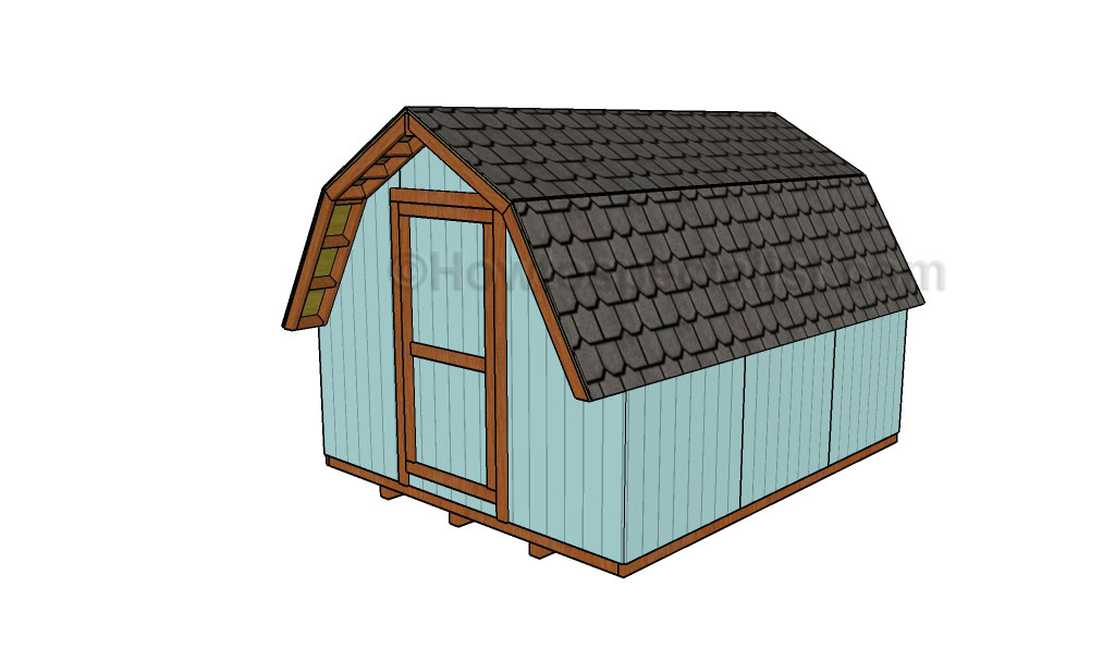 10x12 Barn shed plans | HowToSpecialist - How to Build, Step by Step 