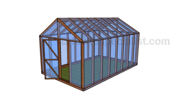 Free Greenhouse Plans Howtospecialist, Plans For Building A Wooden Greenhouse