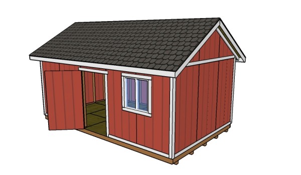 10 Free Storage Shed Plans | HowToSpecialist - How to Build, Step by 