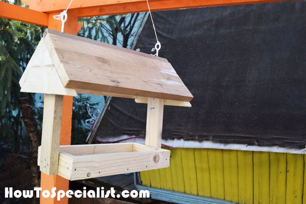 How to build a platform bird feeder