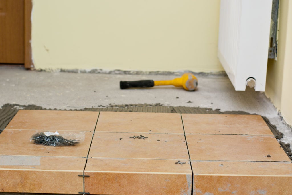 How To Tile A Concrete Floor, Can You Install Tile Directly On Concrete Floor