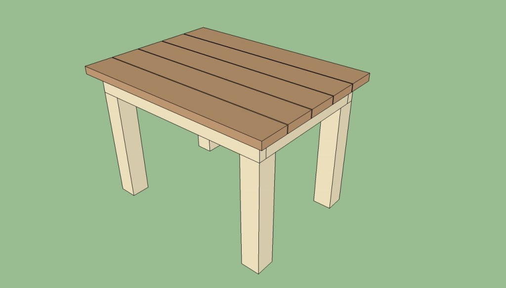 Patio Table Plans Howtospecialist, How Do I Make A Small Outdoor Table