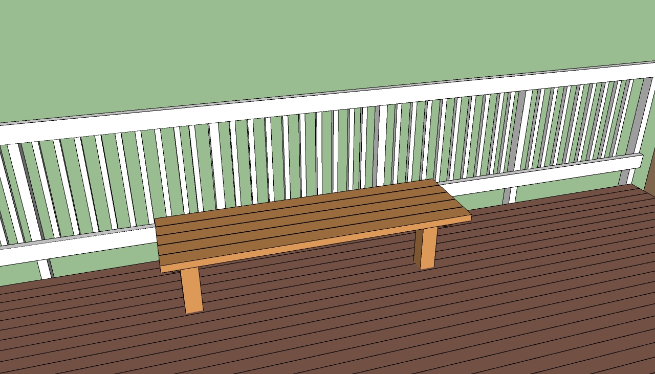 Deck Bench Plans Free | HowToSpecialist - How to Build 