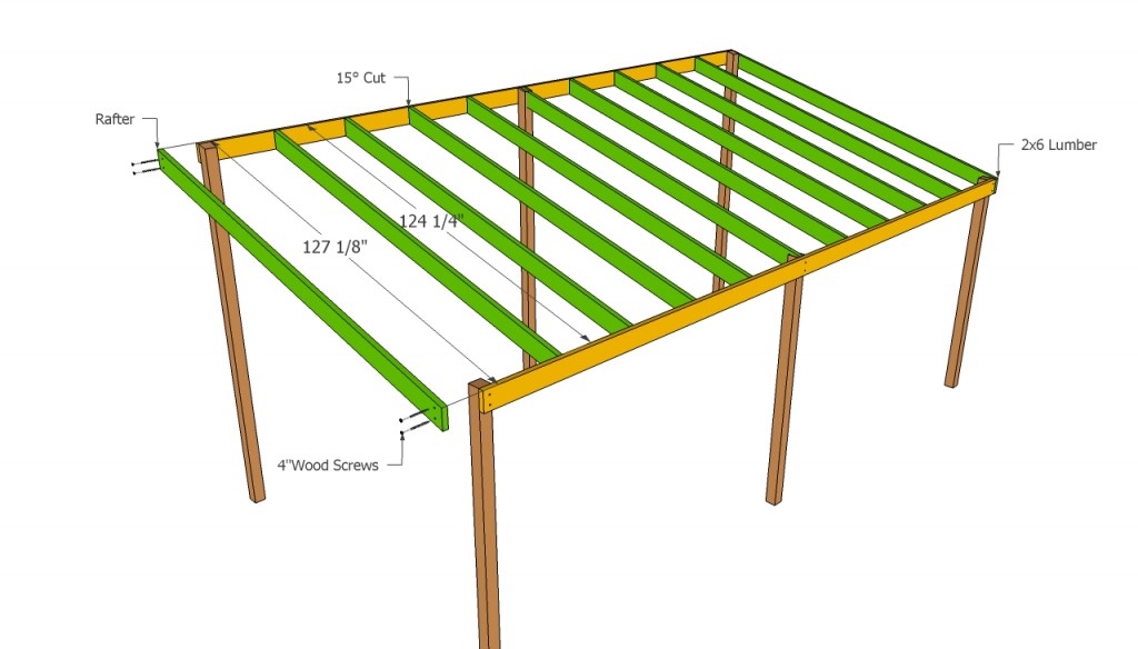 wooden carport plans howtospecialist - how to build