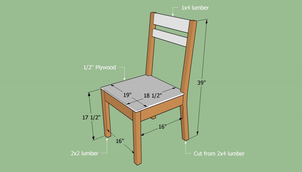 How To Build A Simple Chair, Free Dining Chair Plans Pdf