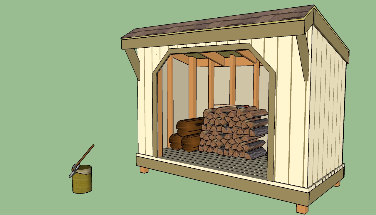 ... firewood shed | HowToSpecialist - How to Build, Step by Step DIY Plans