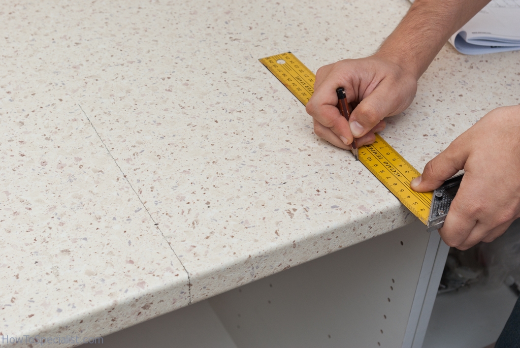 How To Cut A Hole In Laminate Countertop Howtospecialist How