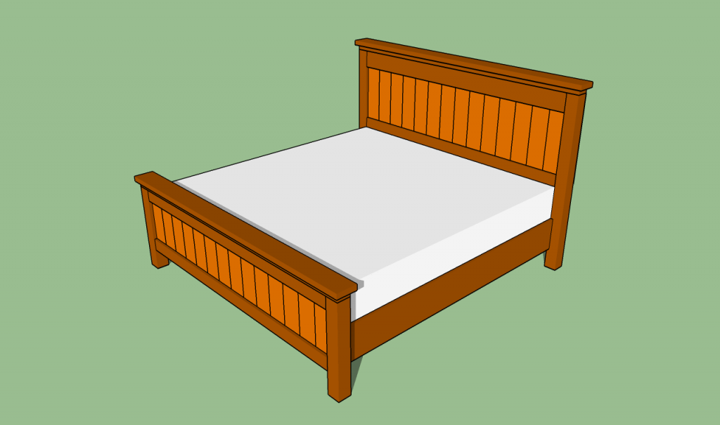 How To Build A King Size Bed Frame, King Bed Plans Woodworking
