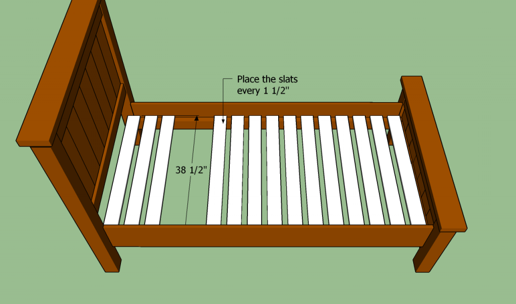 How To Build A Twin Bed Frame, How To Set Up Bed Slats