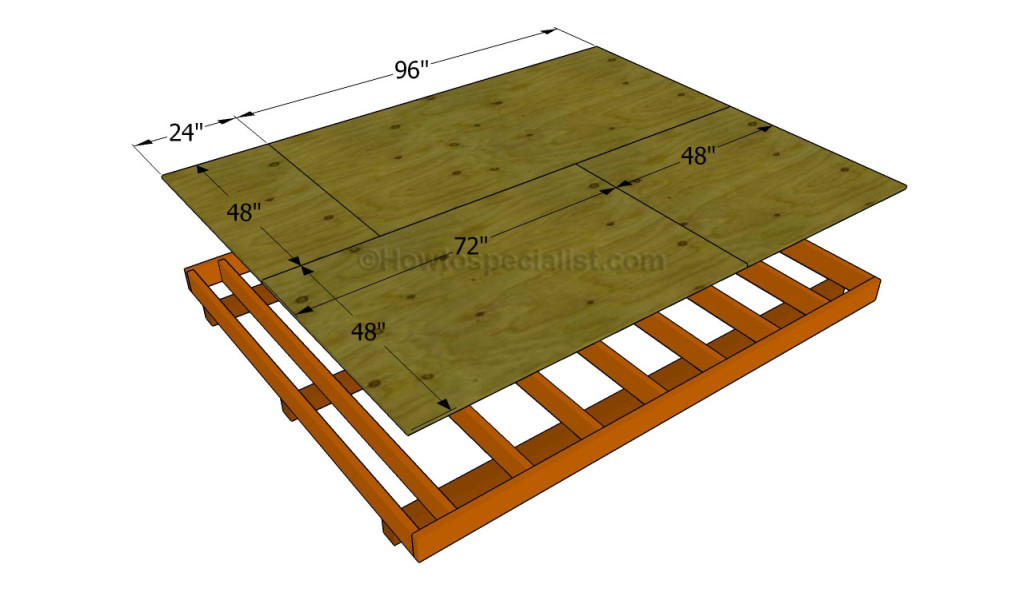 how to build a shed floor howtospecialist - how to build