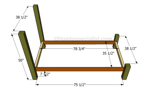Twin Size Bed Frame Plans | HowToSpecialist - How to Build, Step by