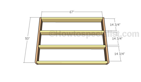 Floating Queen Size Platform Bed Plans, Queen Bed Frame Blueprints