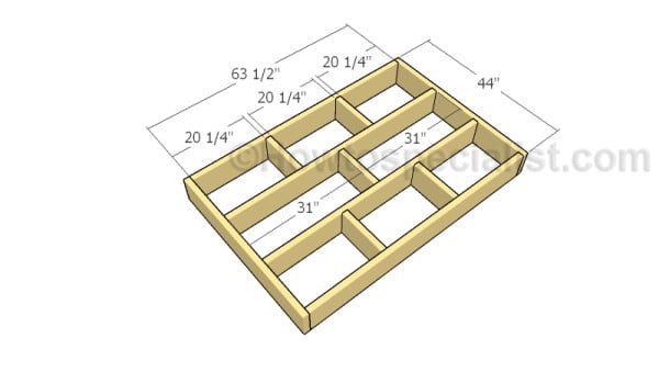 Full Size Floating Bed Plans, How To Build A Floating Bed Frame
