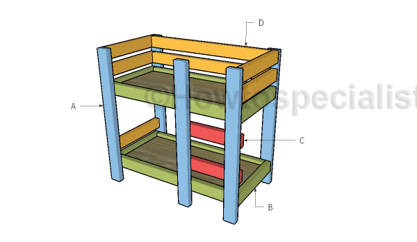 Doll Bunk Bed Free 18 Plans, Diy Doll Bunk Bed